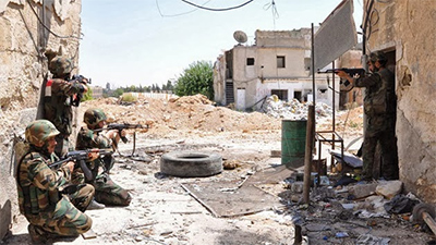 El Ejército sirio prosigue su avance